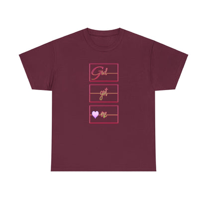 God Got Me Heavy Cotton T-shirt