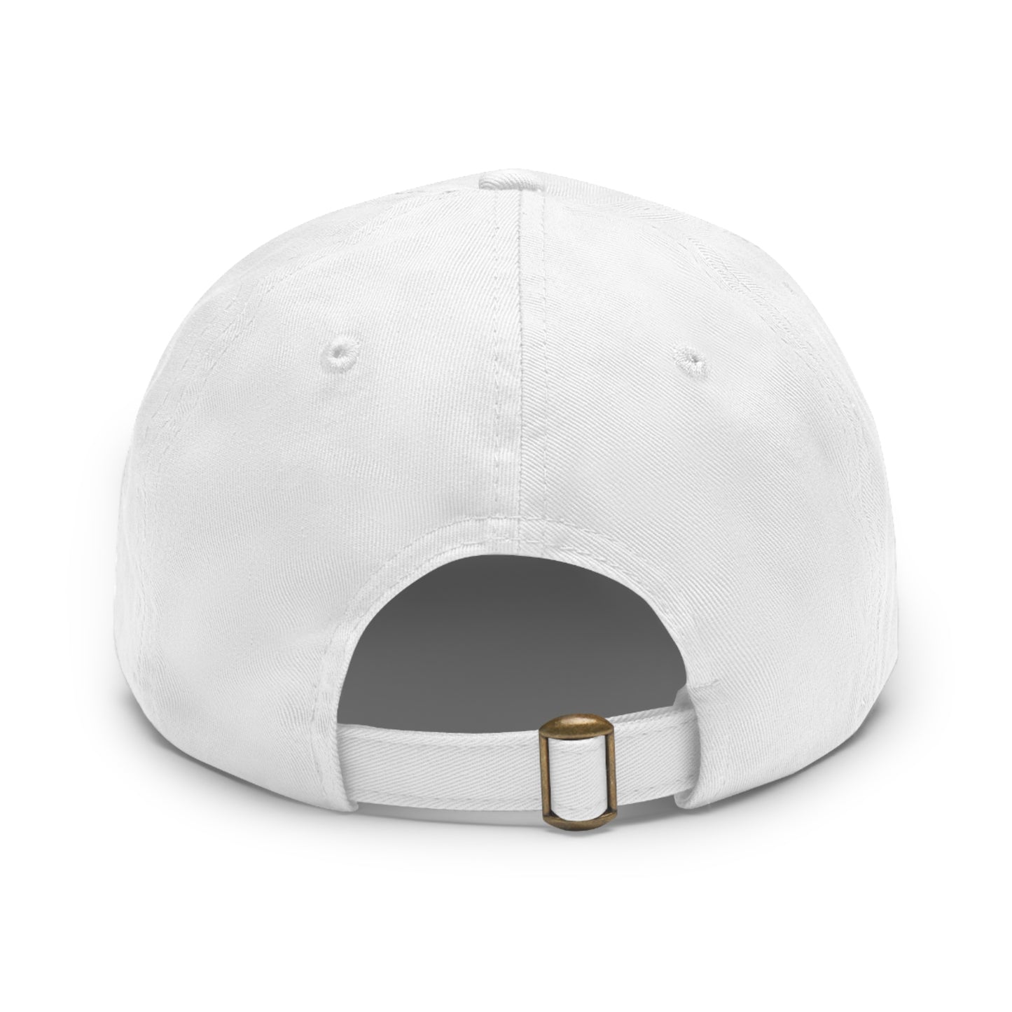 God Got Men Dad Hat with Leather Patch (Rectangle)