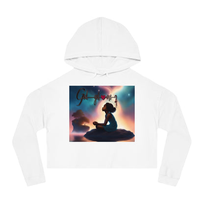 Women’s God Got Me2 Cropped Hooded Sweatshirt