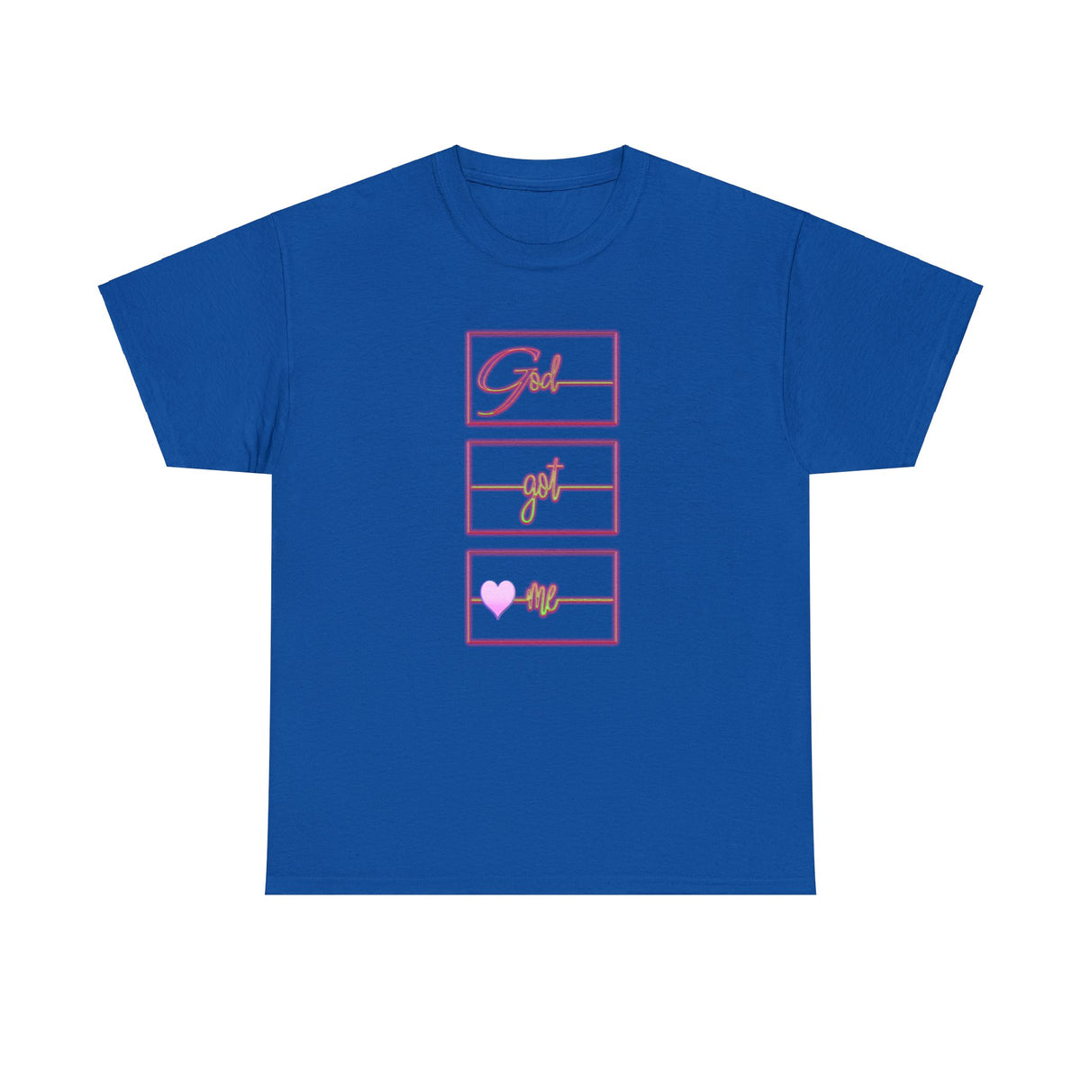 God Got Me Heavy Cotton T-shirt