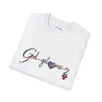 God Got Me2  Floral Script T-Shirt
