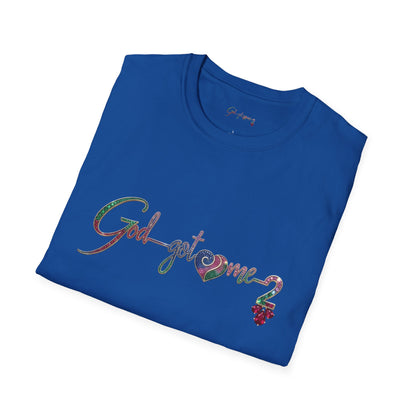 God Got Me2  Floral Script T-Shirt