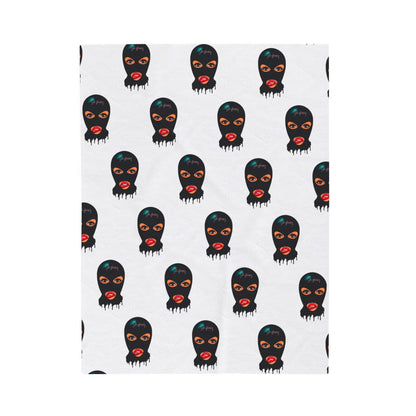 God Got Me Velveteen Plush Blanket