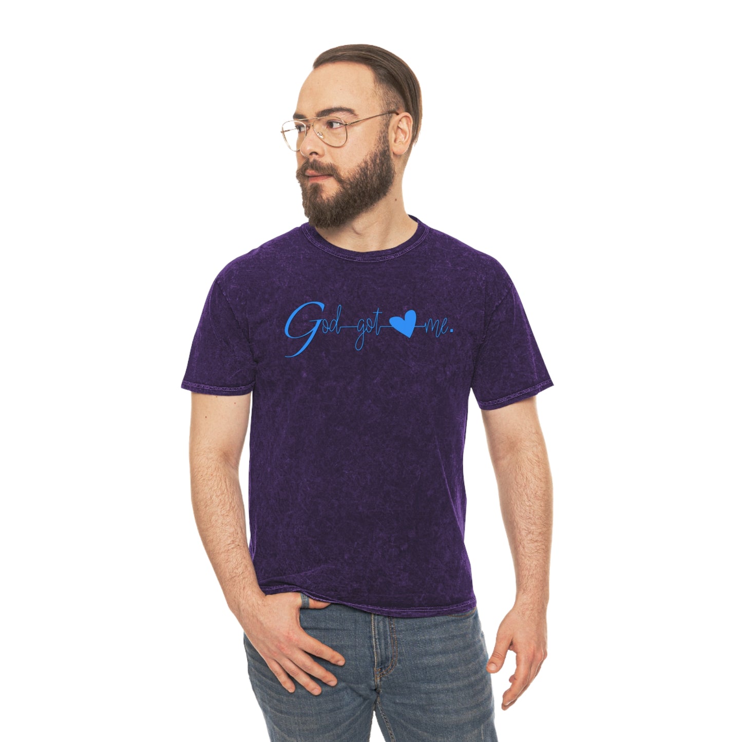 God Got Me Mineral Wash T-Shirt