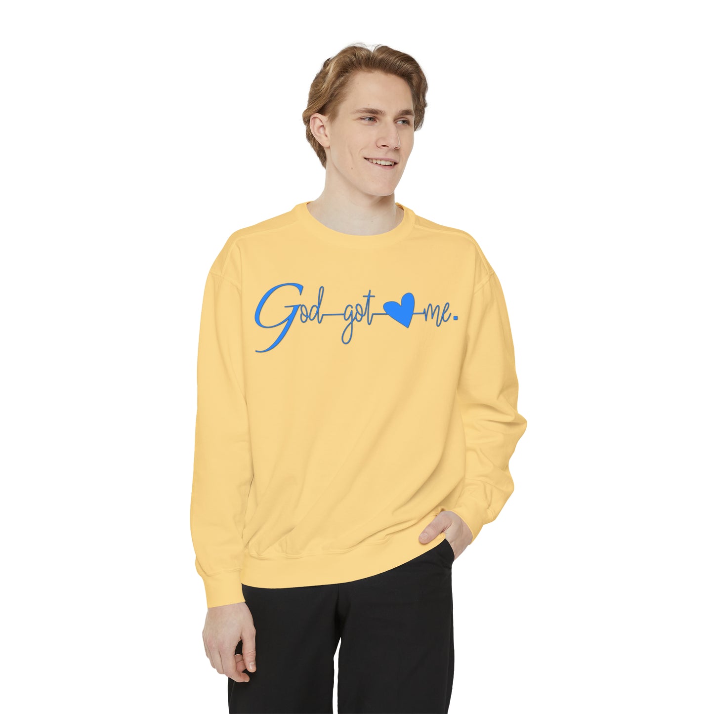 God Got Me Unisex Garment-Sweatshirt