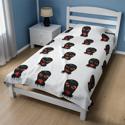 God Got Me Velveteen Plush Blanket