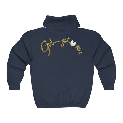 God Got Me2 Heavy Blend™ Full Zip Hooded Sweatshirt