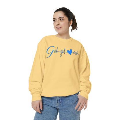 God Got Me Unisex Garment-Sweatshirt