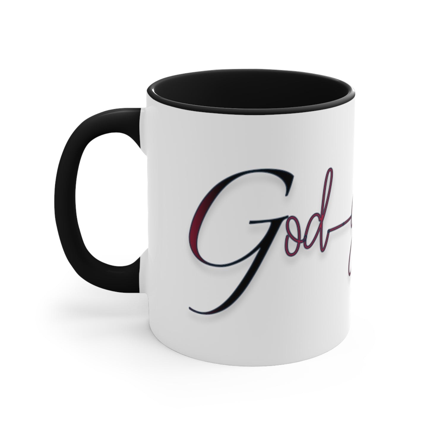 God Got Me Accent Coffee Mug, 11oz