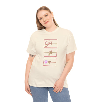God Got Me Heavy Cotton T-shirt