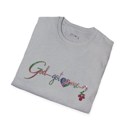 God Got Me2  Floral Script T-Shirt