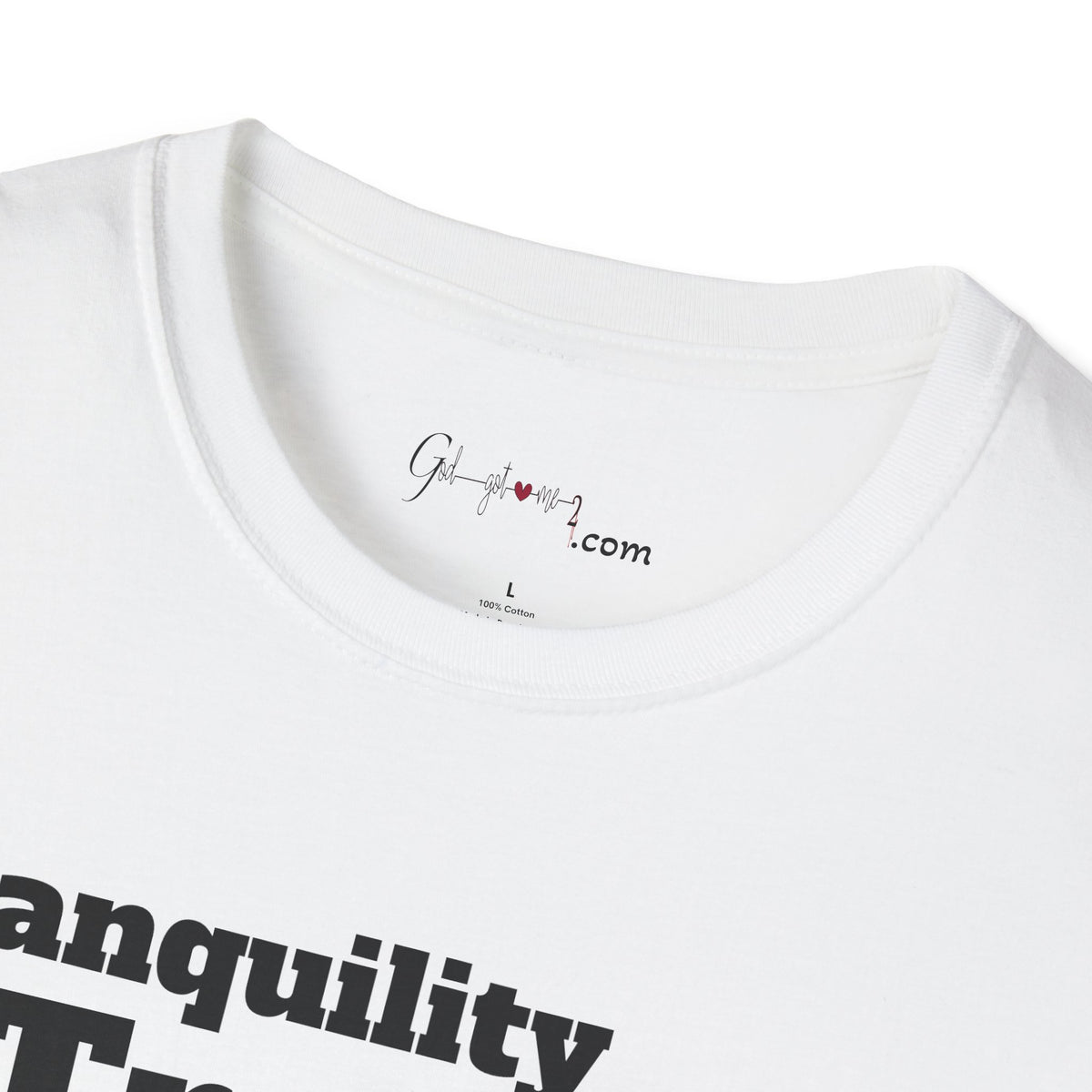 Tranquility Travel Unisex Softstyle T-Shirt, Vacation Shirt, Travel Apparel, Adventure Tee, Gift for Travelers, Relaxation Wear