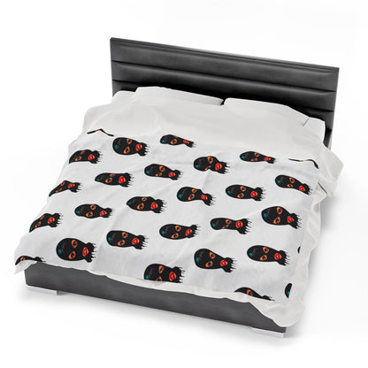 God Got Me Velveteen Plush Blanket