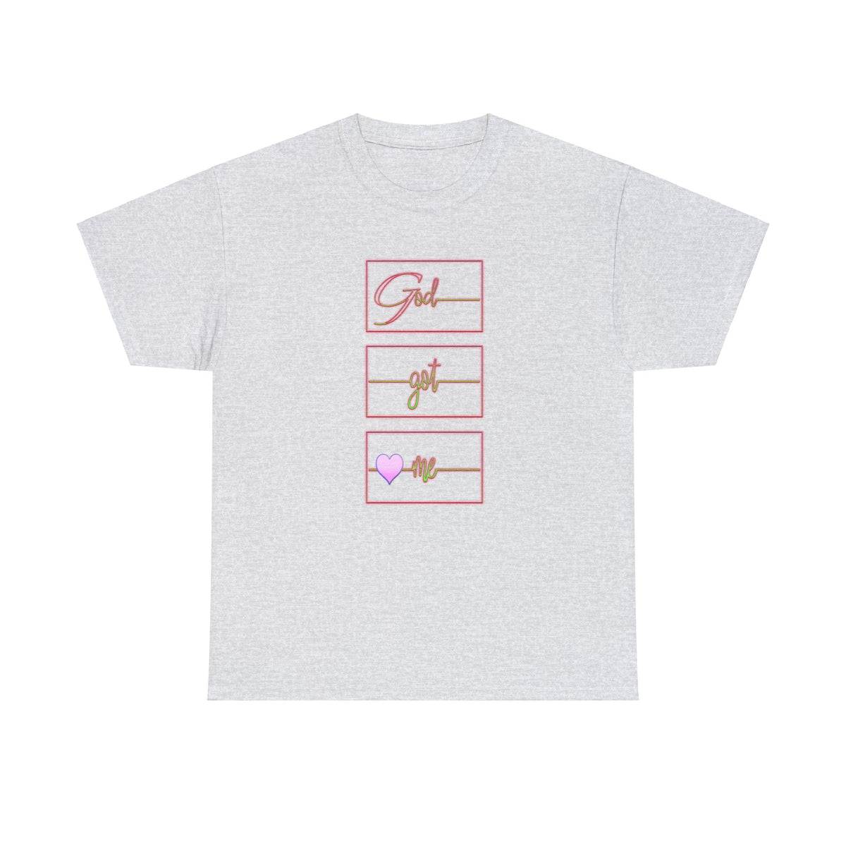 God Got Me Heavy Cotton T-shirt