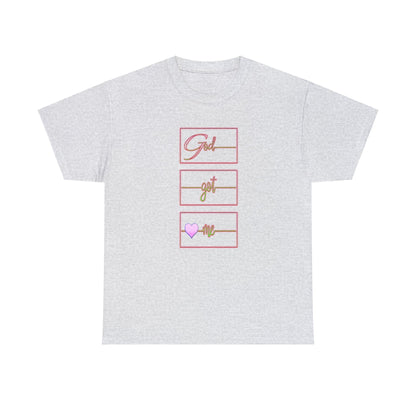 God Got Me Heavy Cotton T-shirt