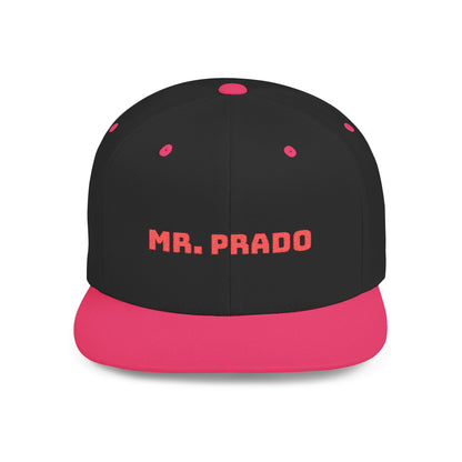 Mr. Prado Snapback Cap - Trendy Flat Bill Hat for Fashion Lovers, Street Style, Birthday Gift, Casual Wear, Outdoor Adventures