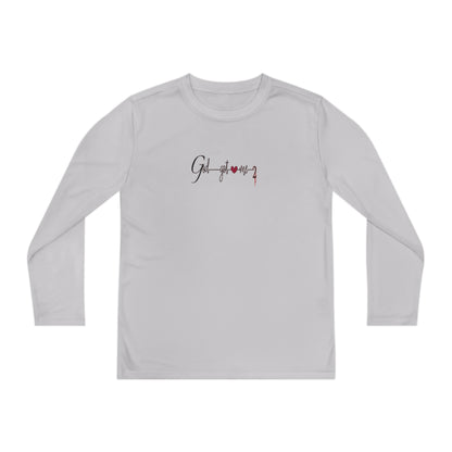 Youth God Got Me2 Long Sleeve Competitor Tee