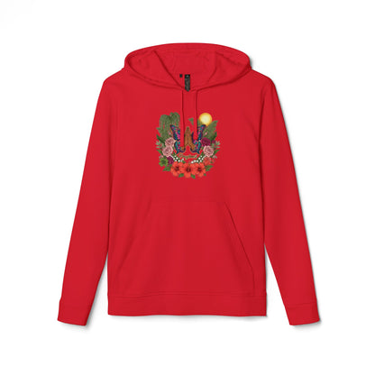 Butterfly Prayer Hoodie — Botanical Sunrise Graphic Hoodie