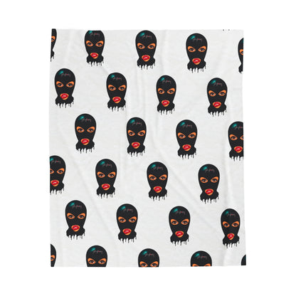 God Got Me Velveteen Plush Blanket