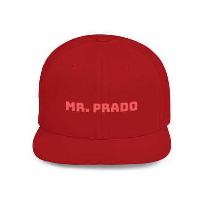 Mr. Prado Snapback Cap - Trendy Flat Bill Hat for Fashion Lovers, Street Style, Birthday Gift, Casual Wear, Outdoor Adventures