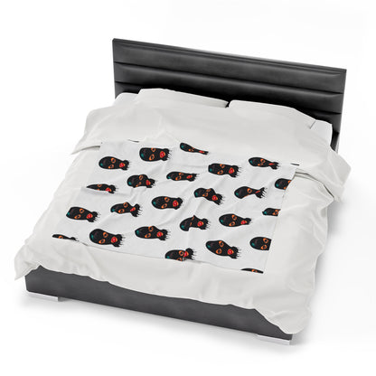 God Got Me Velveteen Plush Blanket