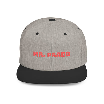Mr. Prado Snapback Cap - Trendy Flat Bill Hat for Fashion Lovers, Street Style, Birthday Gift, Casual Wear, Outdoor Adventures