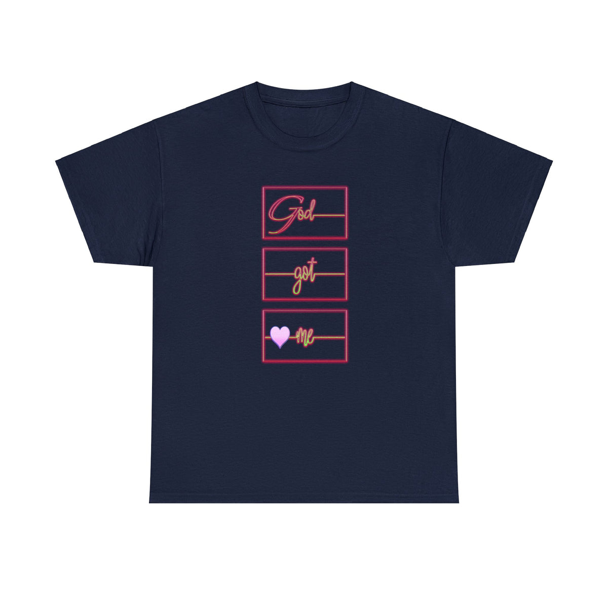 God Got Me Heavy Cotton T-shirt