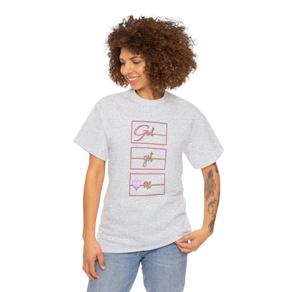 God Got Me Heavy Cotton T-shirt