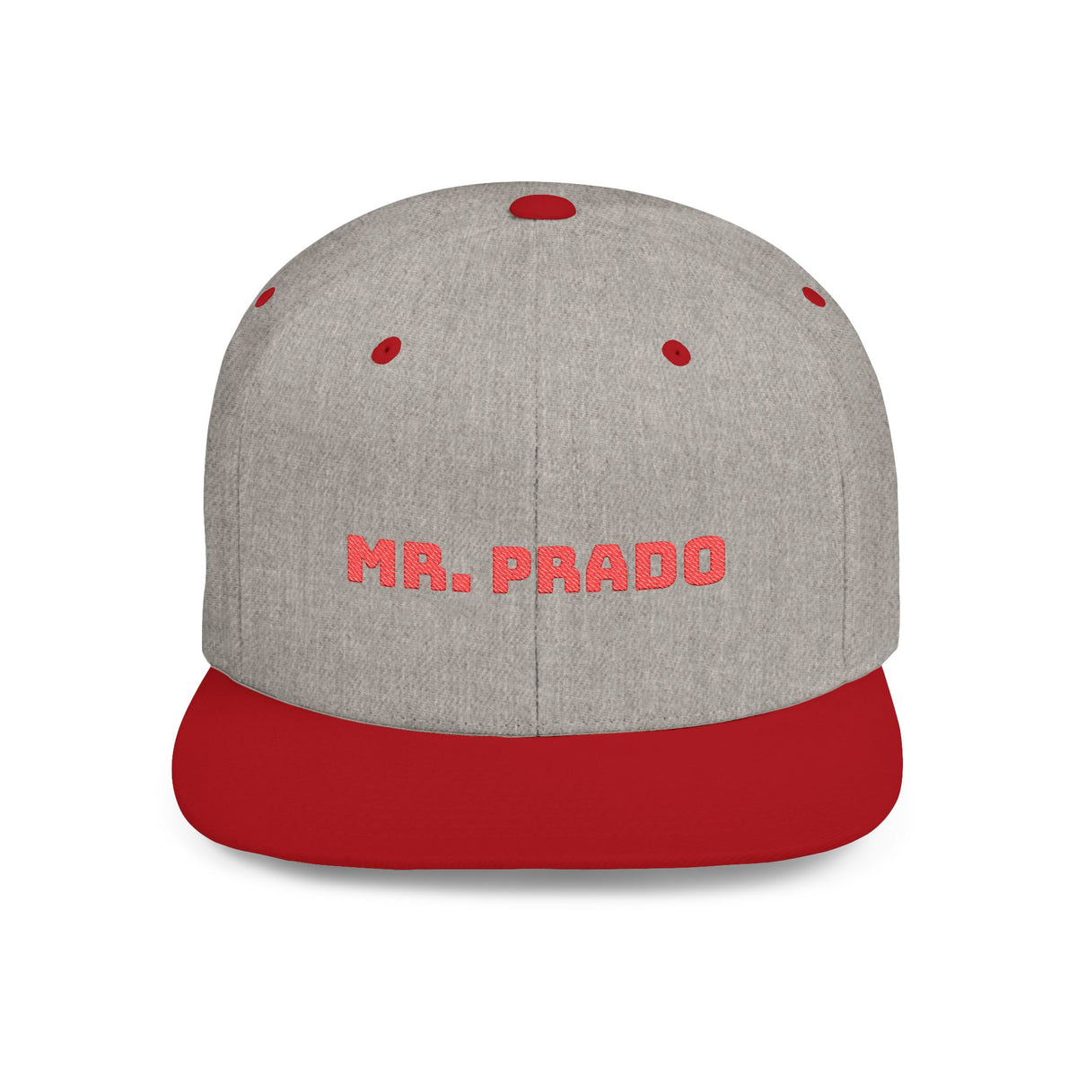 Mr. Prado Snapback Cap - Trendy Flat Bill Hat for Fashion Lovers, Street Style, Birthday Gift, Casual Wear, Outdoor Adventures
