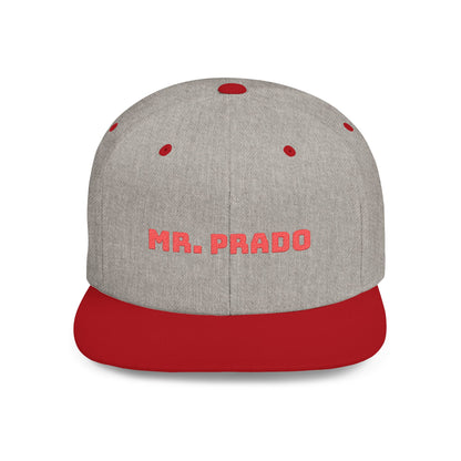 Mr. Prado Snapback Cap - Trendy Flat Bill Hat for Fashion Lovers, Street Style, Birthday Gift, Casual Wear, Outdoor Adventures