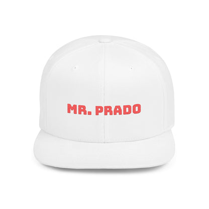 Mr. Prado Snapback Cap - Trendy Flat Bill Hat for Fashion Lovers, Street Style, Birthday Gift, Casual Wear, Outdoor Adventures