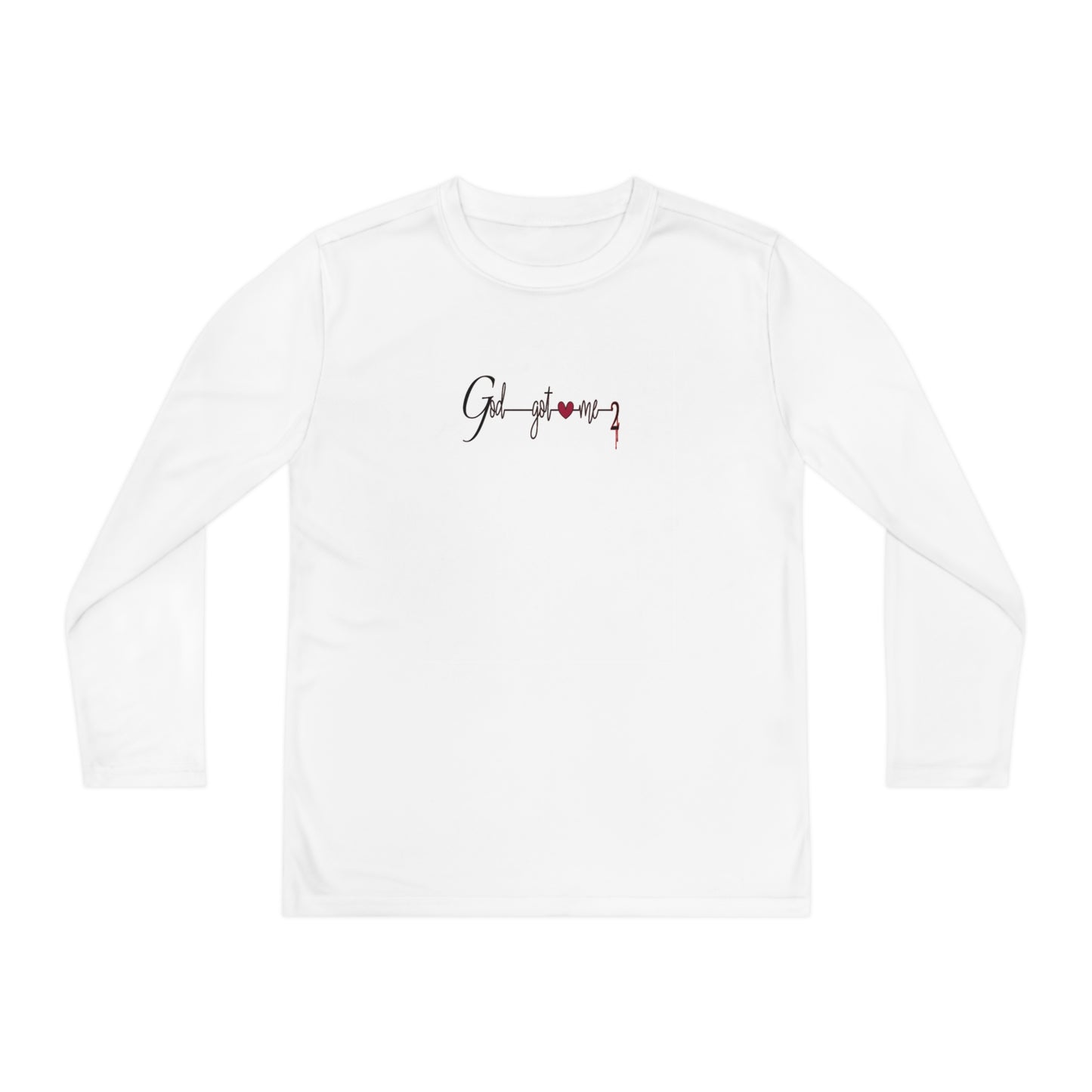 Youth God Got Me2 Long Sleeve Competitor Tee