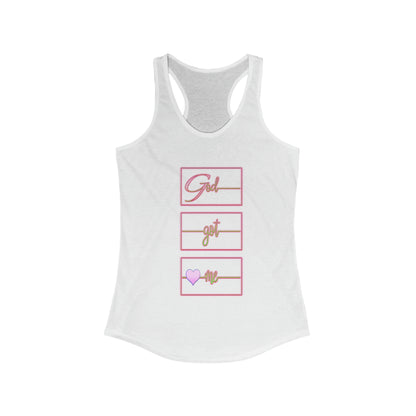 Women's God Got Me Ideal Racerback Tank