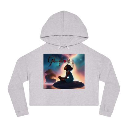 Women’s God Got Me2 Cropped Hooded Sweatshirt