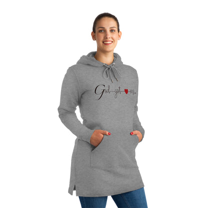 God Got Me Streeter Hoodie Dress