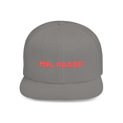 Mr. Prado Snapback Cap - Trendy Flat Bill Hat for Fashion Lovers, Street Style, Birthday Gift, Casual Wear, Outdoor Adventures