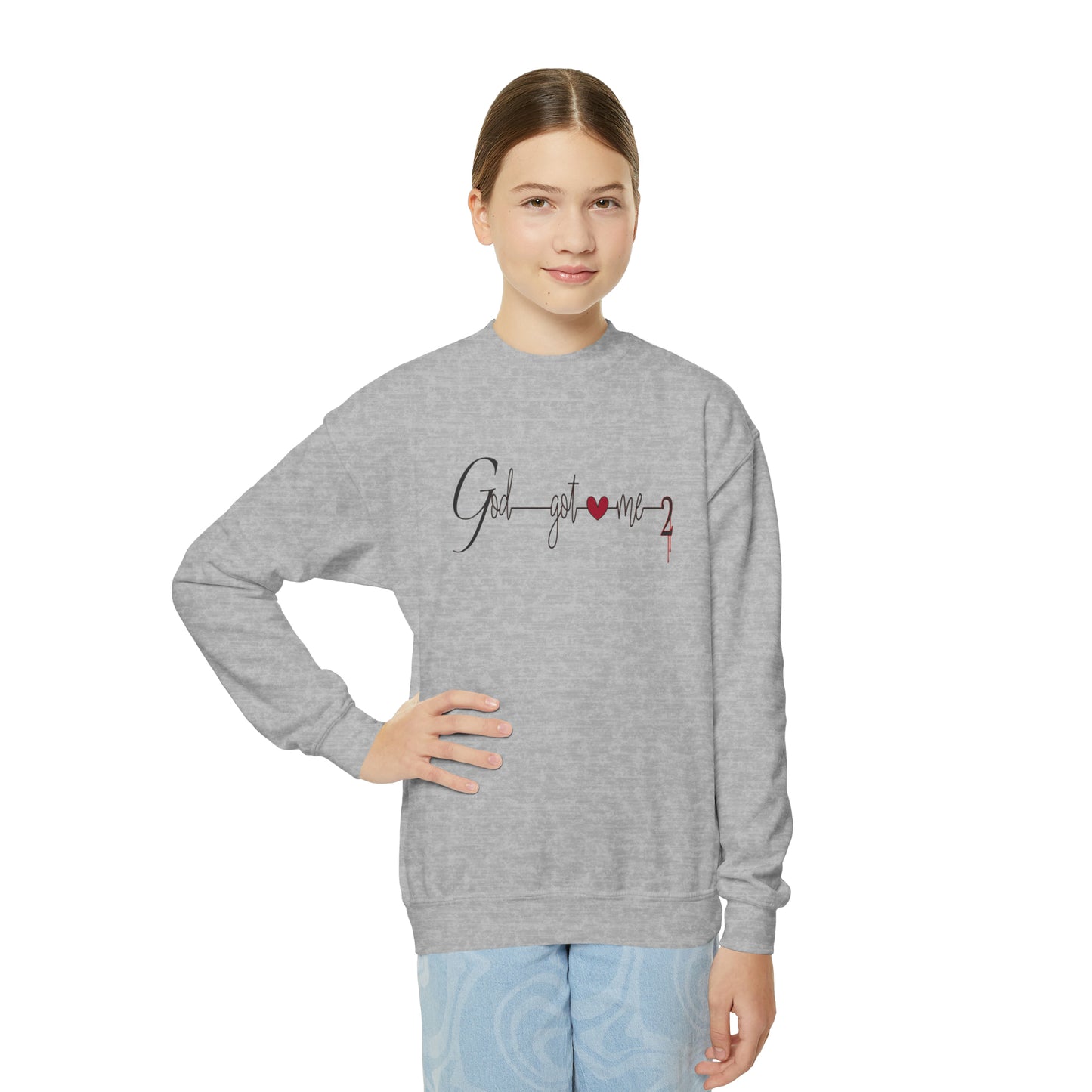 Youth God Got Me2 Crewneck Sweatshirt