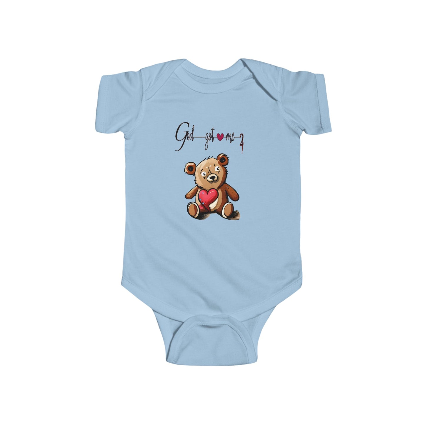 Cute Baby Bodysuit with Teddy Bear Design, Gift for New Parents, Infant Clothing, Baby Shower Gift, Adorable Baby Outfit