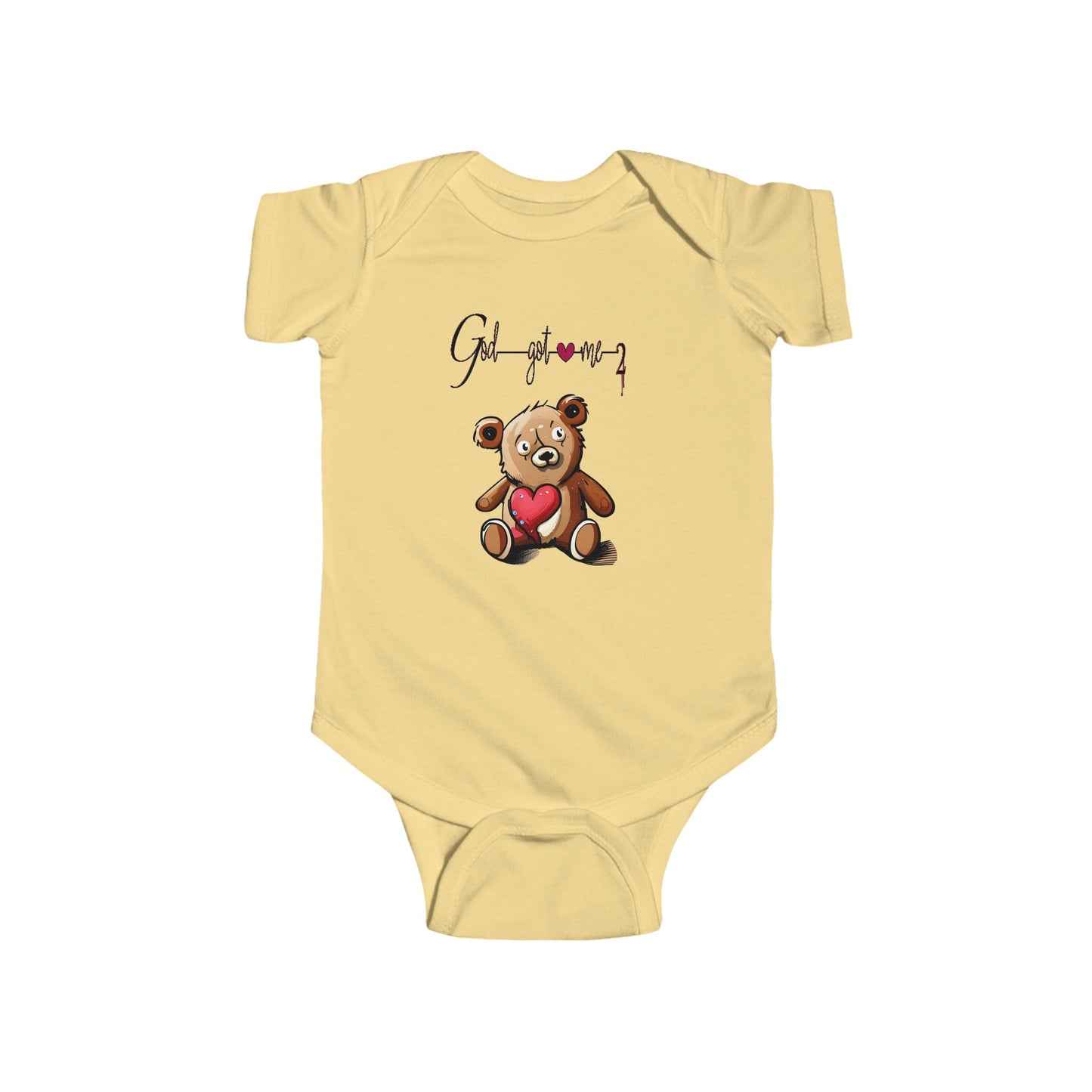 Cute Baby Bodysuit with Teddy Bear Design, Gift for New Parents, Infant Clothing, Baby Shower Gift, Adorable Baby Outfit