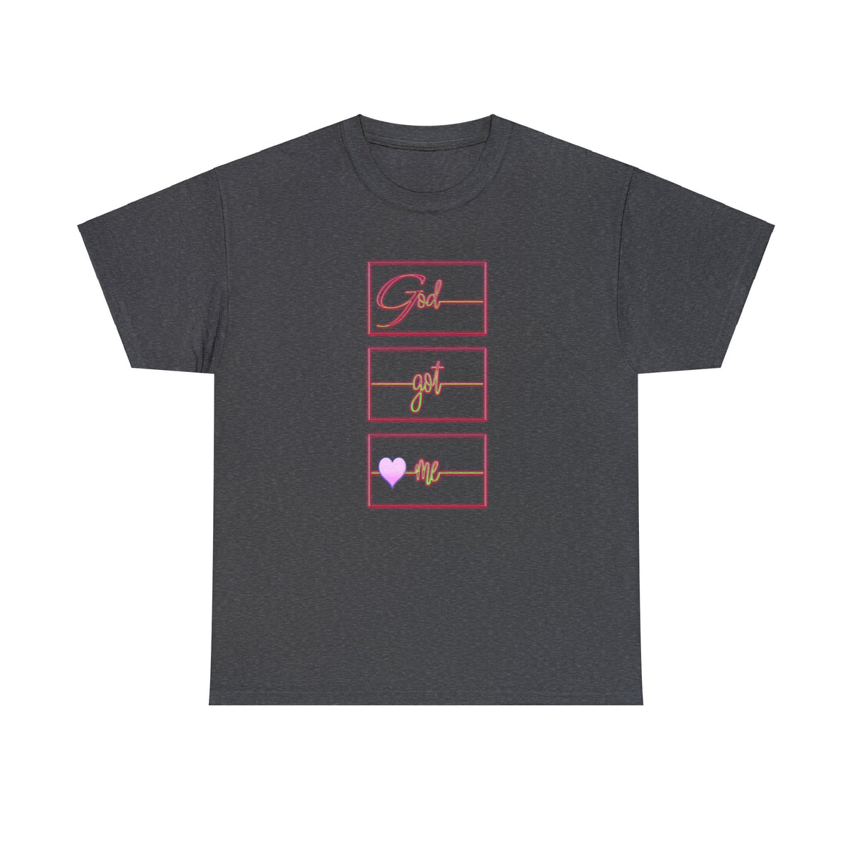 God Got Me Heavy Cotton T-shirt