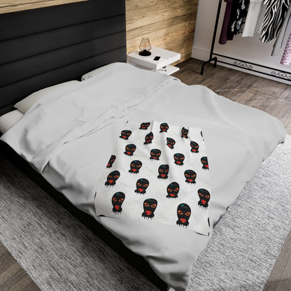 God Got Me Velveteen Plush Blanket