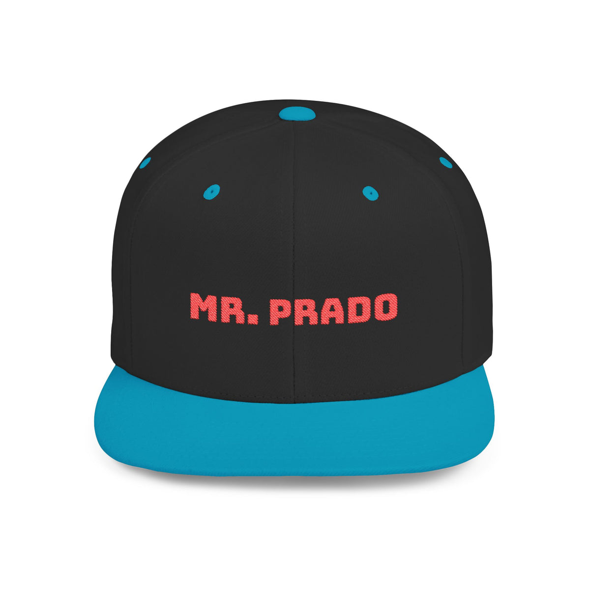 Mr. Prado Snapback Cap - Trendy Flat Bill Hat for Fashion Lovers, Street Style, Birthday Gift, Casual Wear, Outdoor Adventures