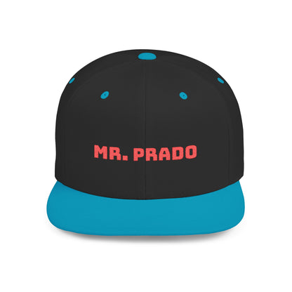 Mr. Prado Snapback Cap - Trendy Flat Bill Hat for Fashion Lovers, Street Style, Birthday Gift, Casual Wear, Outdoor Adventures