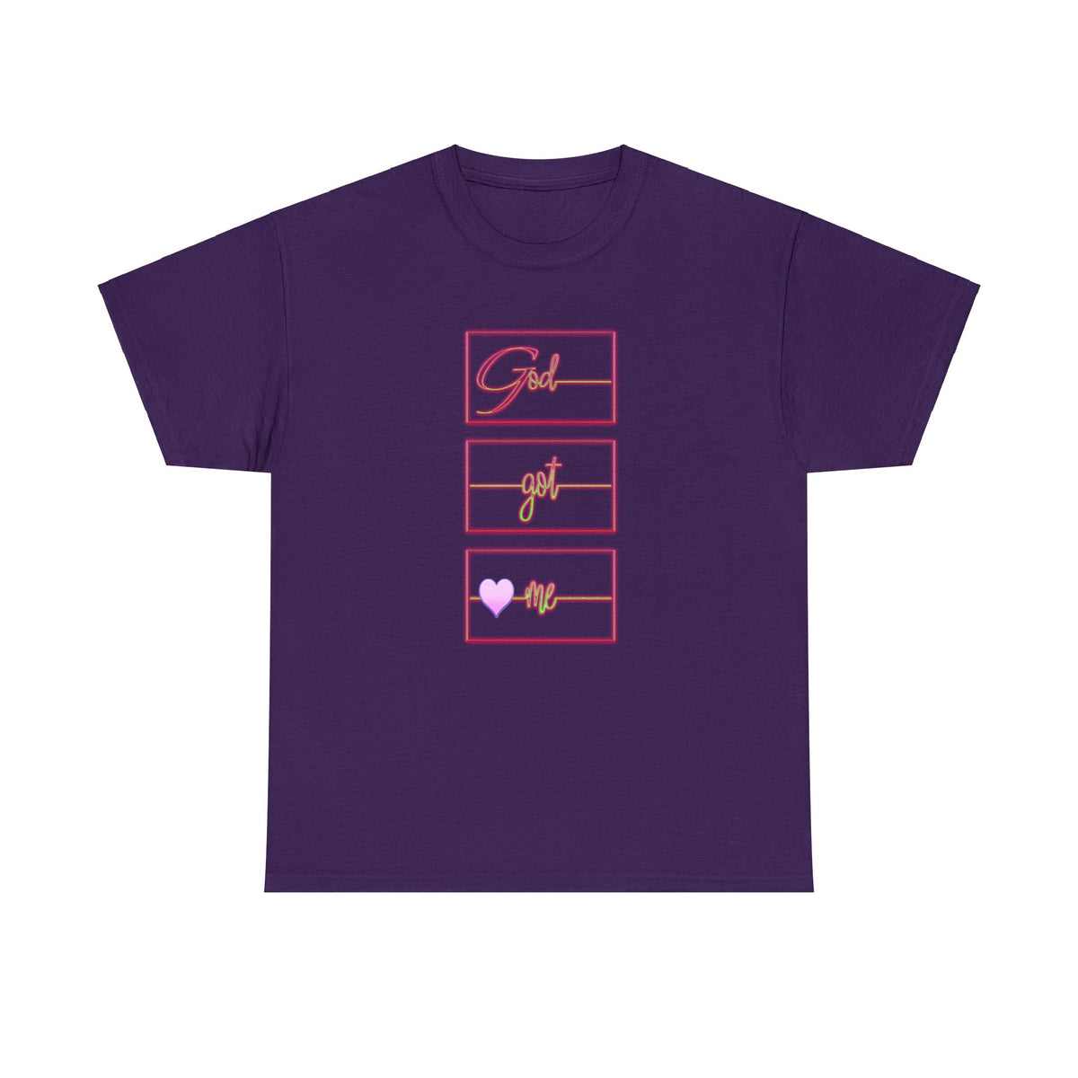 God Got Me Heavy Cotton T-shirt