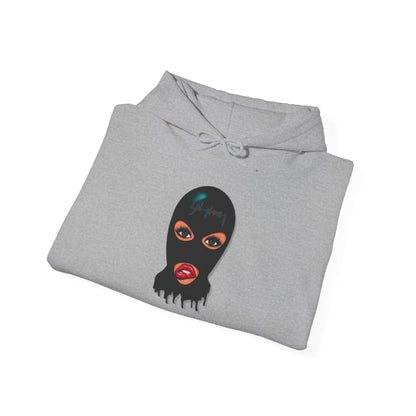 Hooded Sweatshirt God Got Me2 Ski Mask Photo Design Unisex