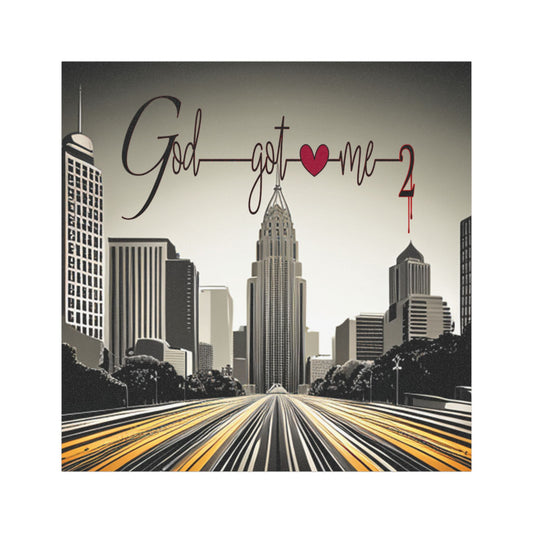 God Got Me2 Car Magnet, Inspirational Magnet for Cars, Christian Gift, Faith-Based Car Decor, Unique Automotive Accessories