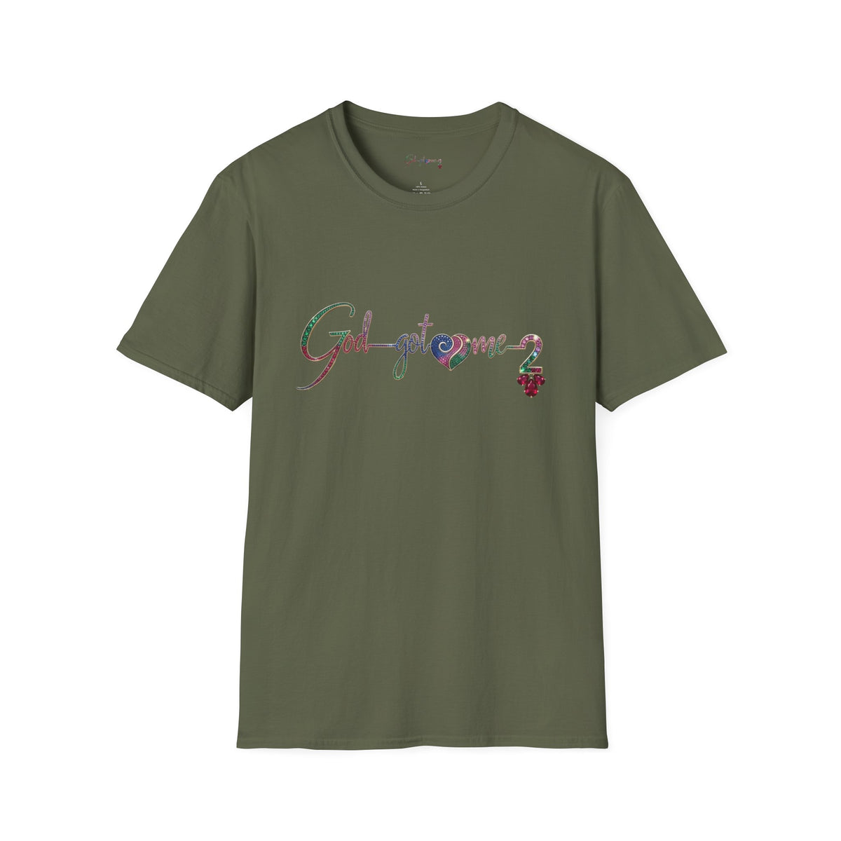 God Got Me2  Floral Script T-Shirt