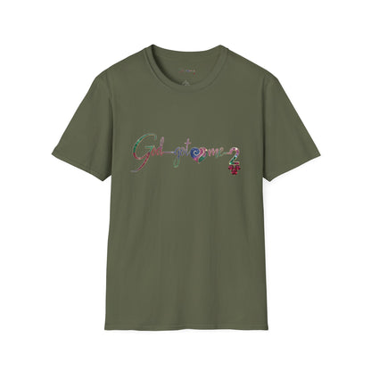 God Got Me2  Floral Script T-Shirt