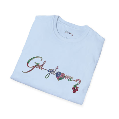 God Got Me2  Floral Script T-Shirt