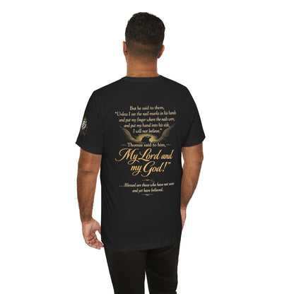 Godgotme2 Christian Faith T-Shirt — "My Lord and My God" Resurrection Design